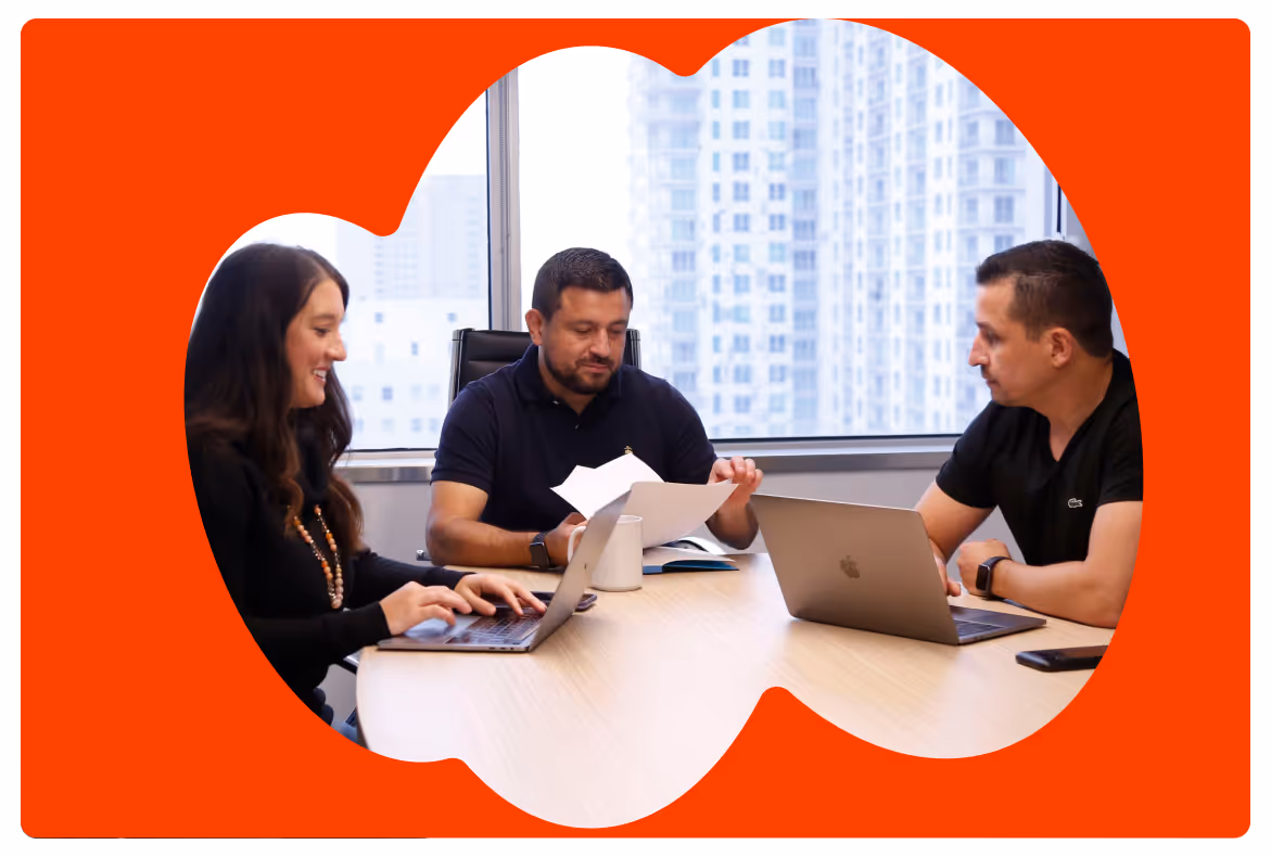 The haku founders from left to right: Jackie Levi, Carlos Escobar, and Jose Escobar