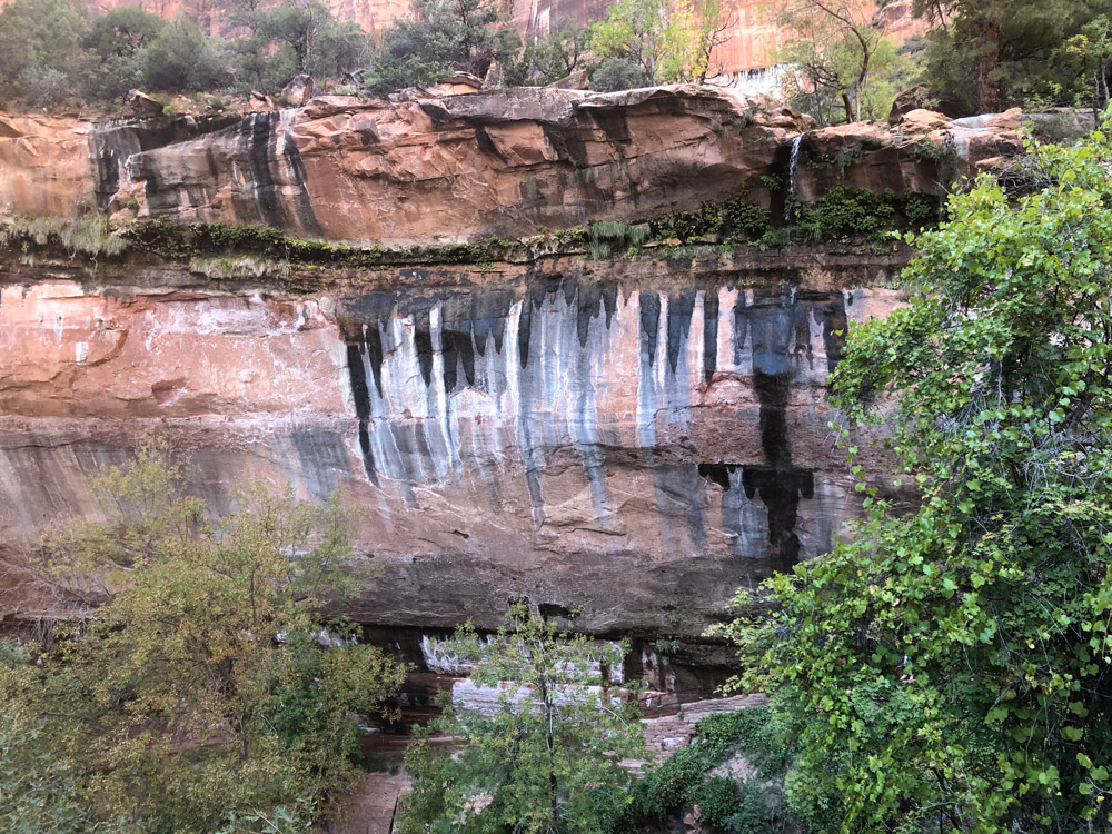 Zion Emerald Pools Waterfall