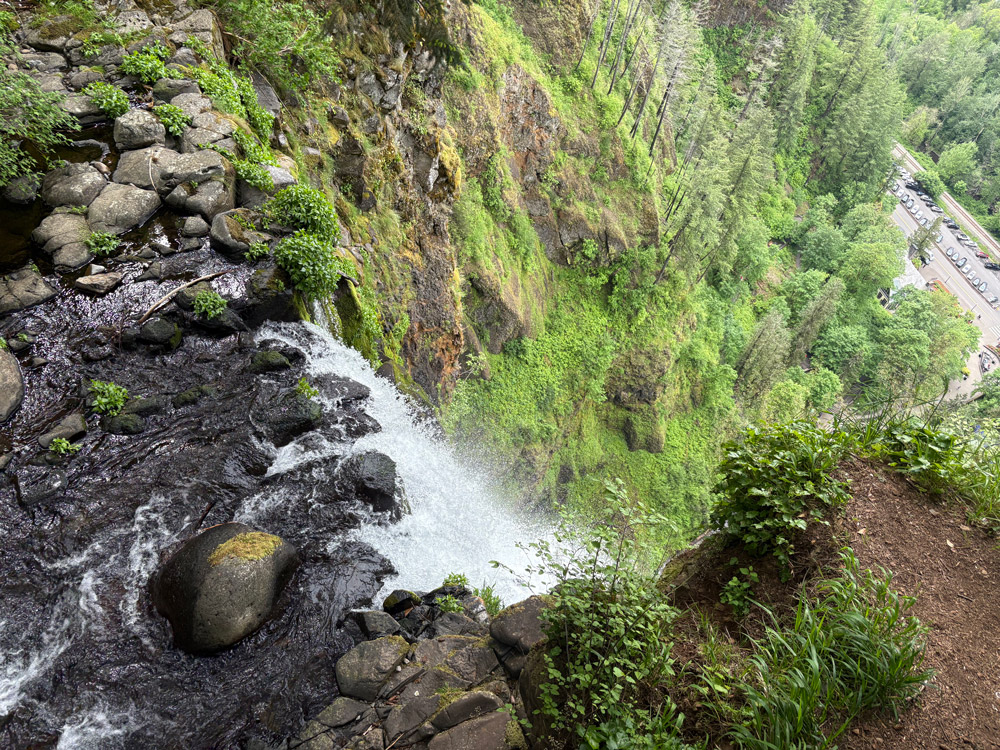 Brink of Multnomah Falls