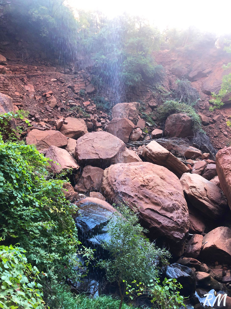 Zion Emerald Pools Waterfall