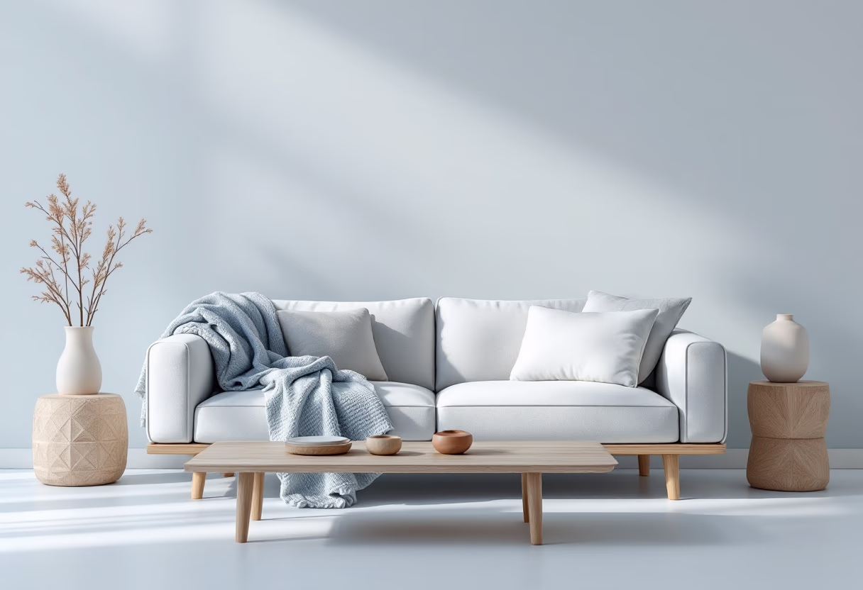 image of a cozy winter living room setup