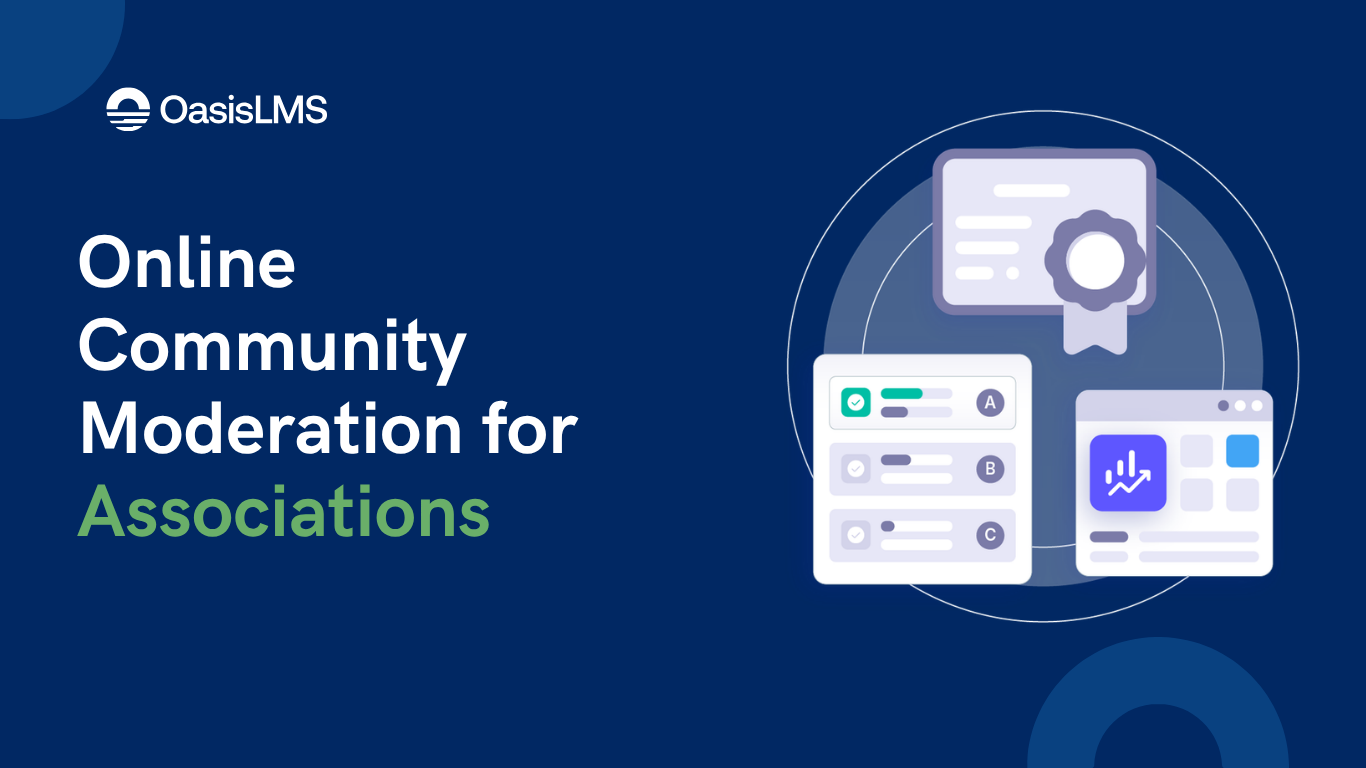 Online Community Moderation for Associations