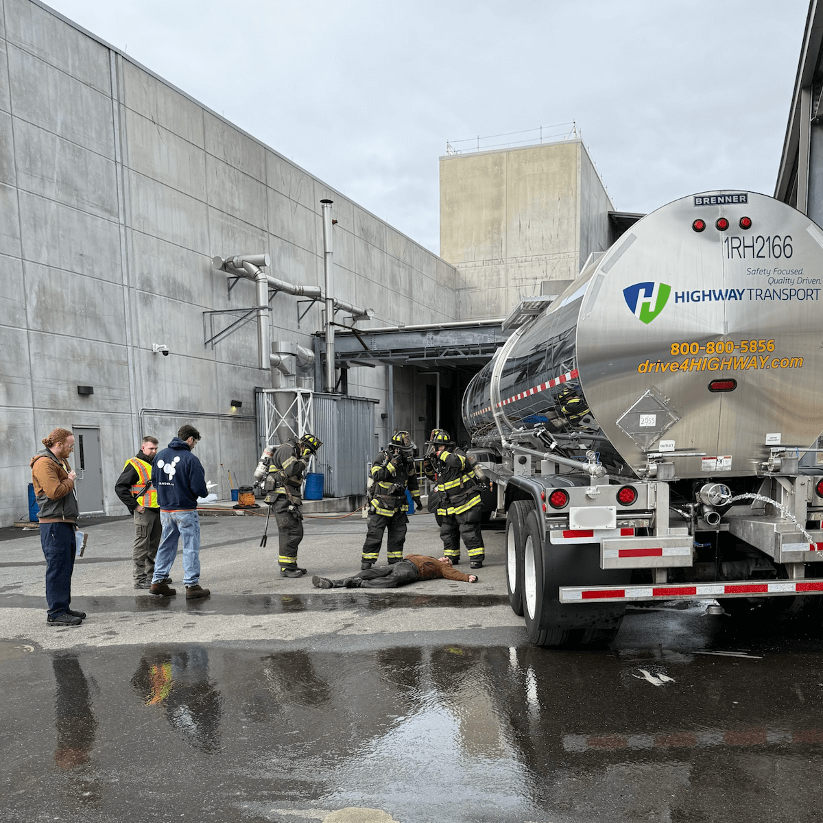 Exercice d'intervention d'urgence photo 1