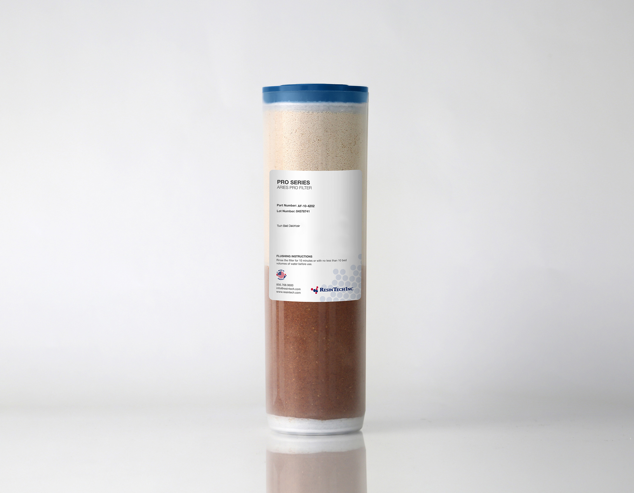 Twin Bed Deionization Filter Cartridge (Drop-in)