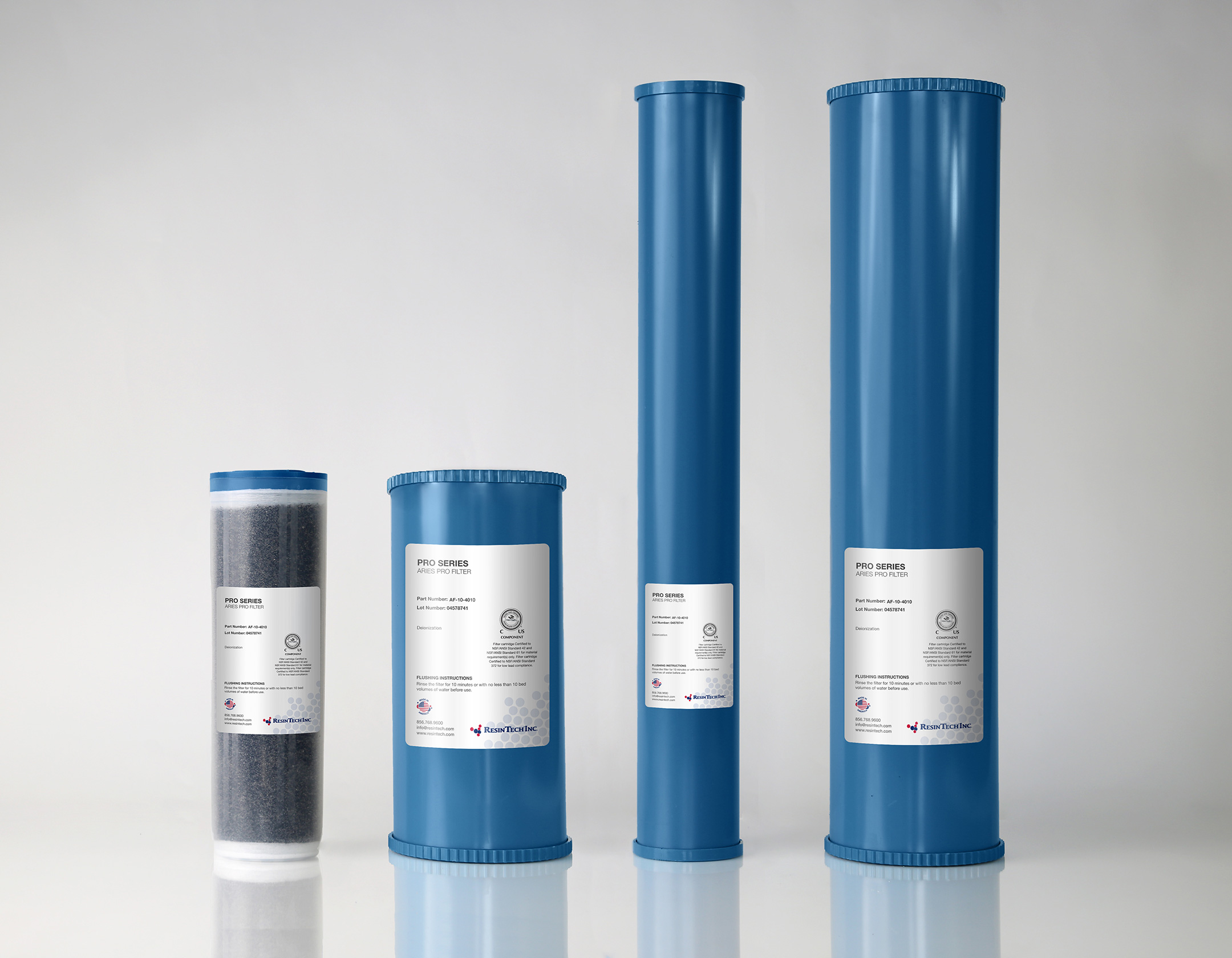 Cartucho de filtro DI de grau semicondutor (drop-in)