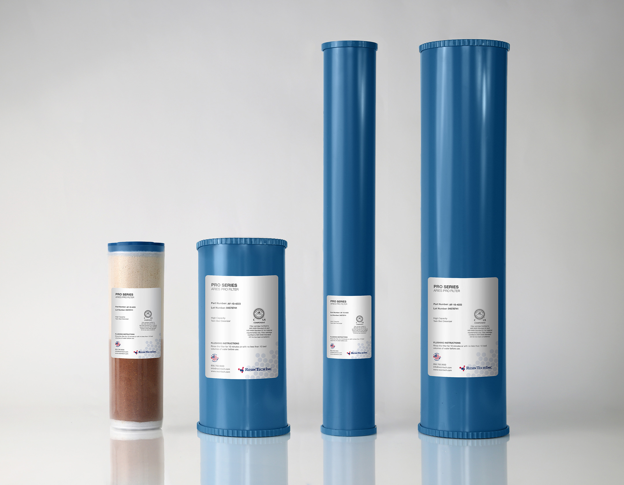 High-Capacity Twin Bed DI Filter Cartridge (Drop-in)