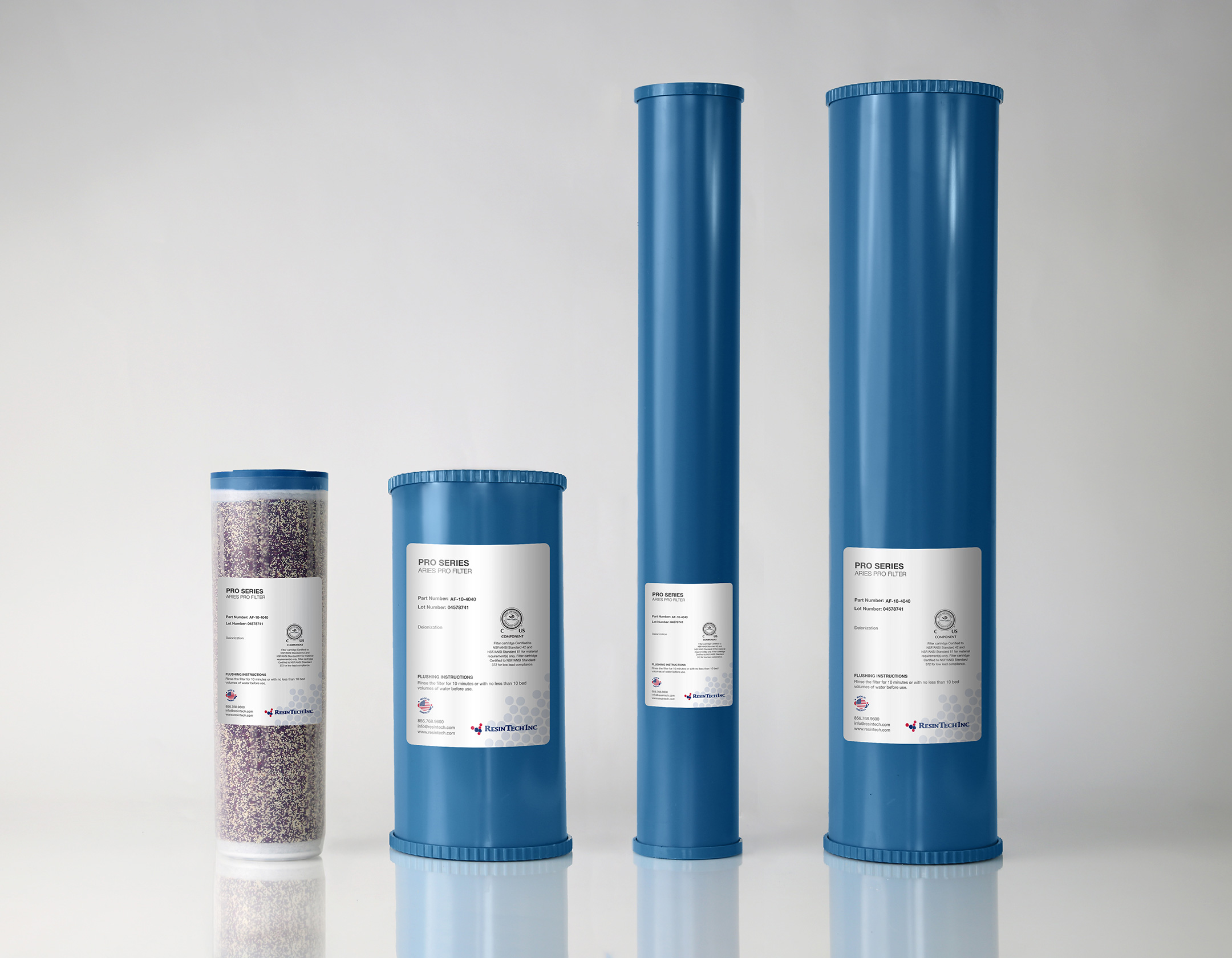 High Capacity Color-Changing DI Filter Cartridge (Drop-in)