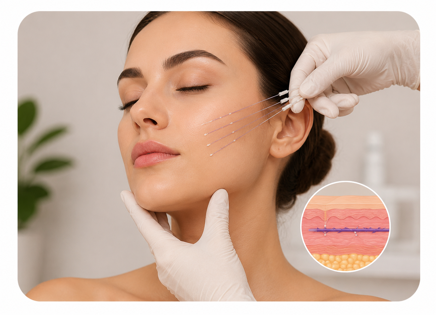 Thread lift results
