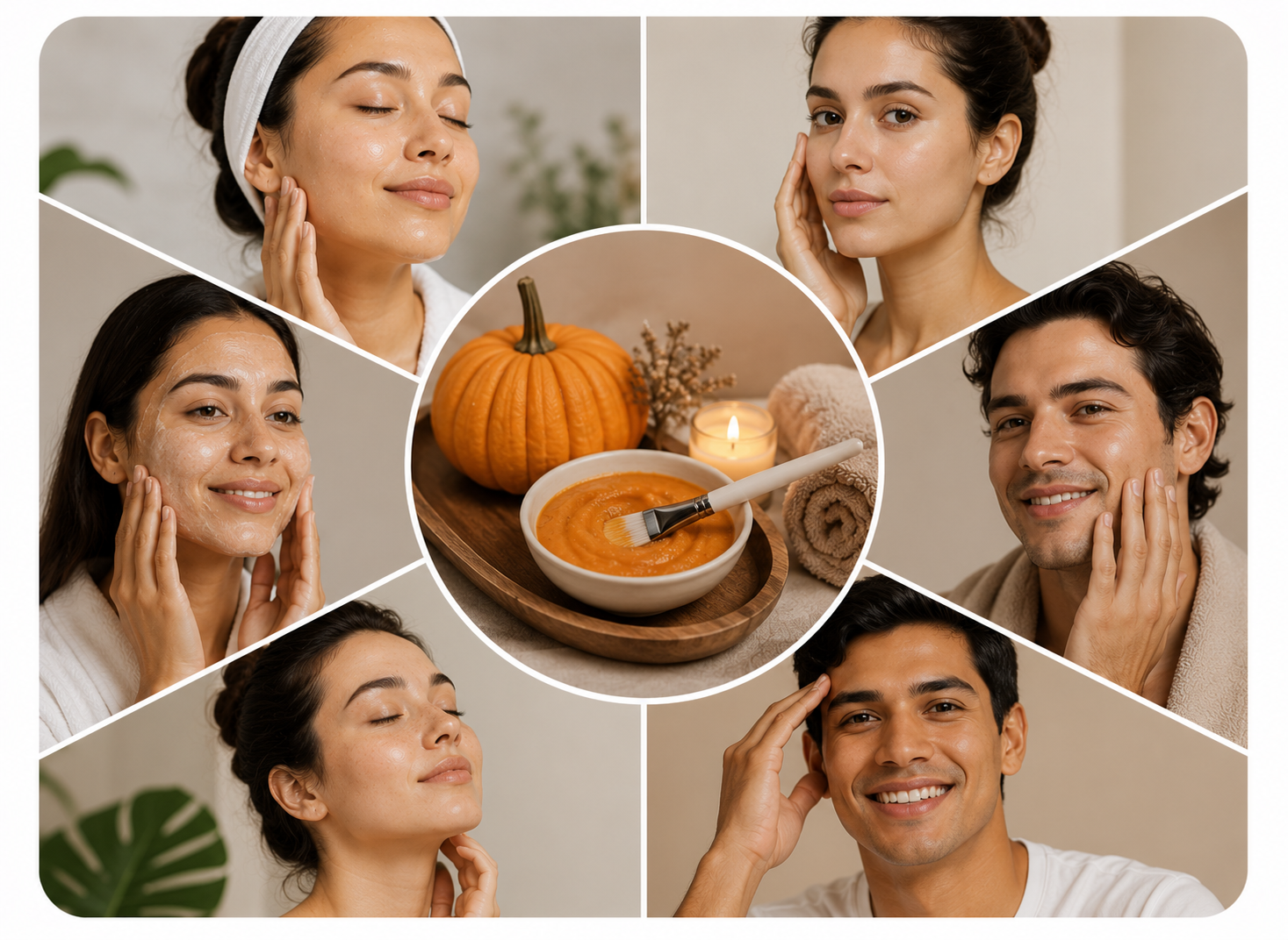 Pumpkin Facial Treatment in Chennai using vitamin-rich pumpkin enzymes to improve skin texture clarity and overall radiance