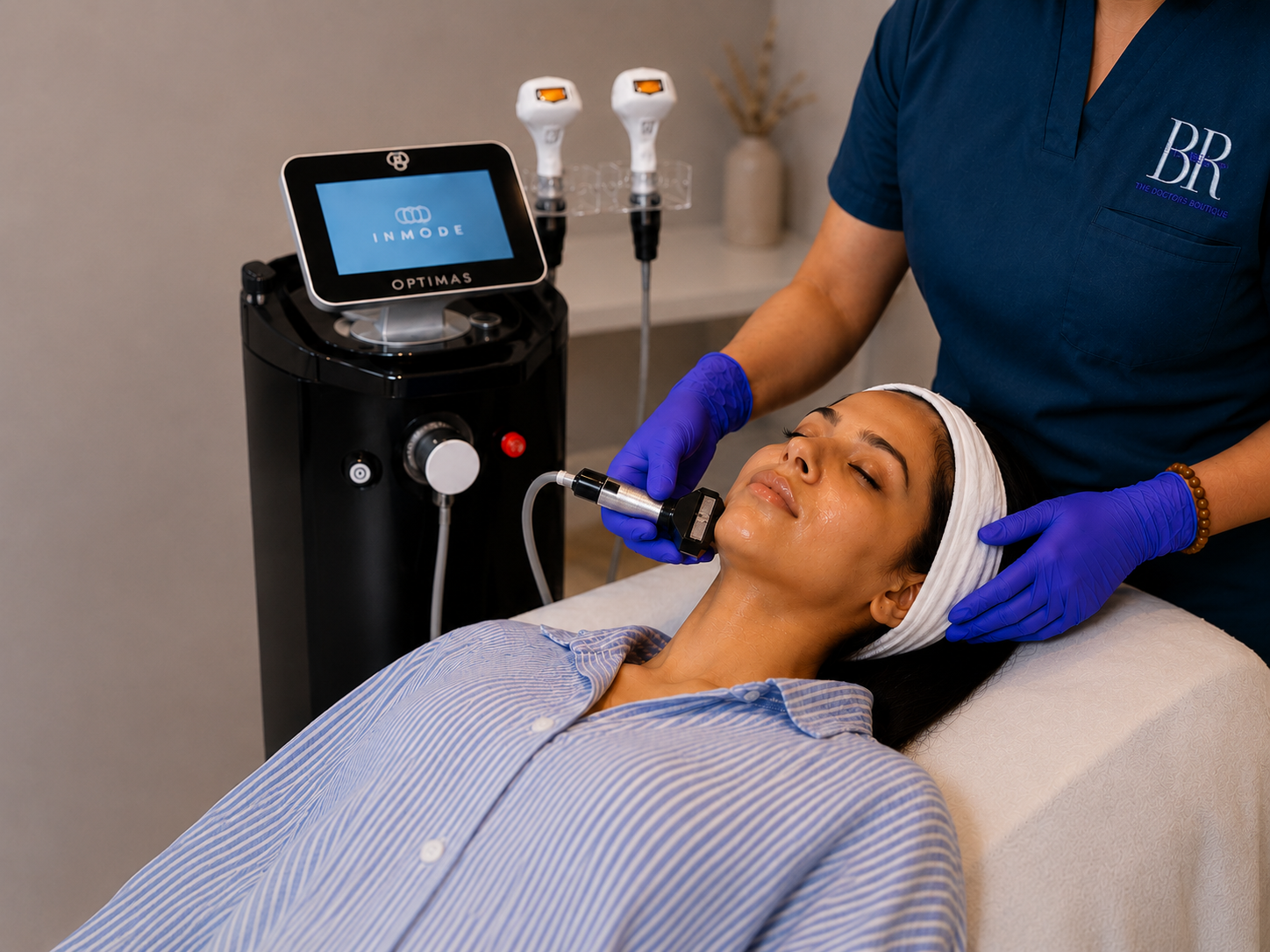 candidate with radiant skin