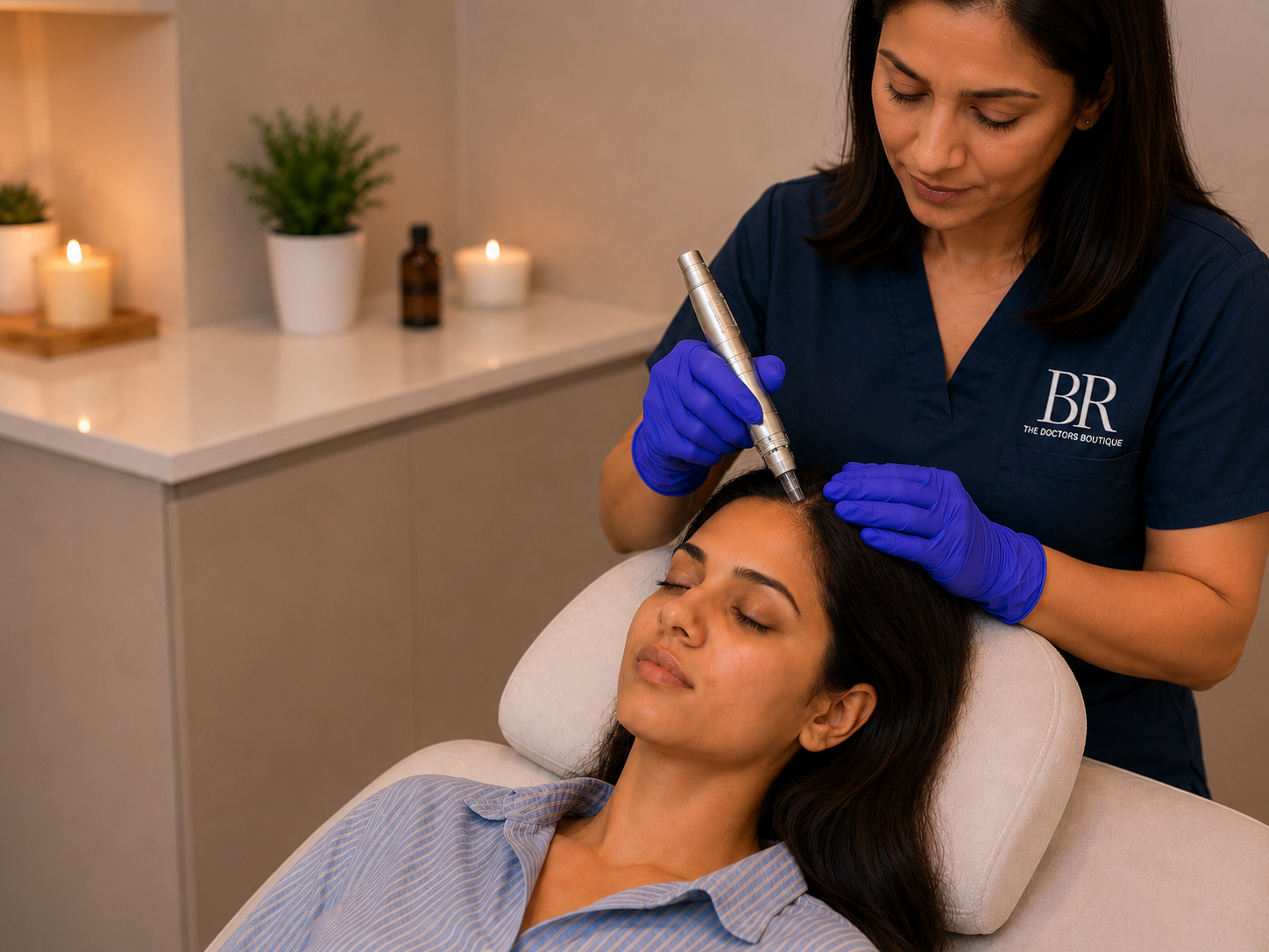 Scalp micropigmentation technique