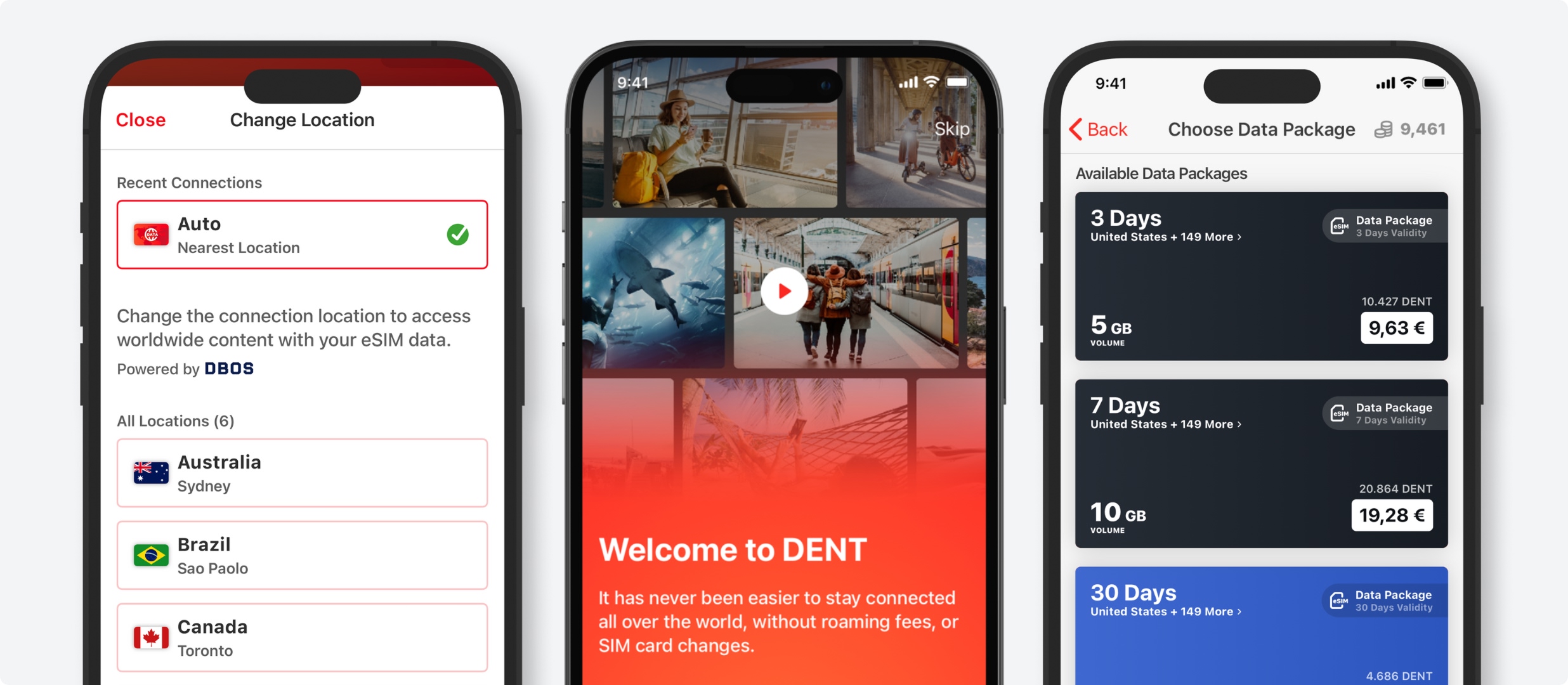 eSIM per DENT-App auf Smartphones