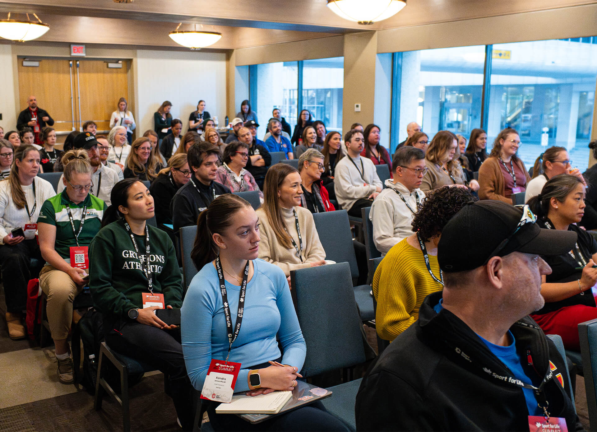 Audience of 270 sport leaders attending 2026 Sport for Life Summit conference in Calgary.