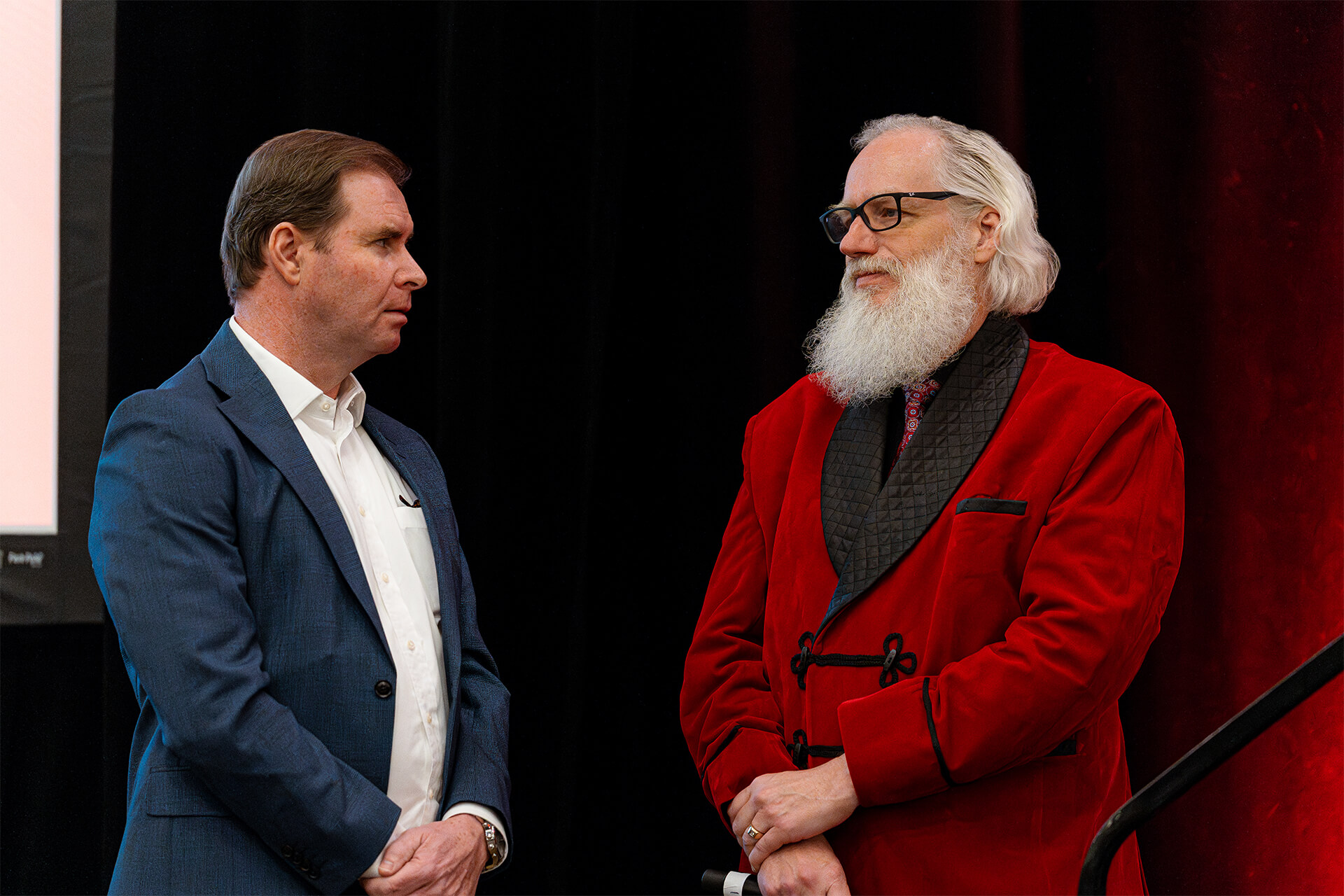 Summit speakers preparing for presentation at national Sport for Life leadership conference.