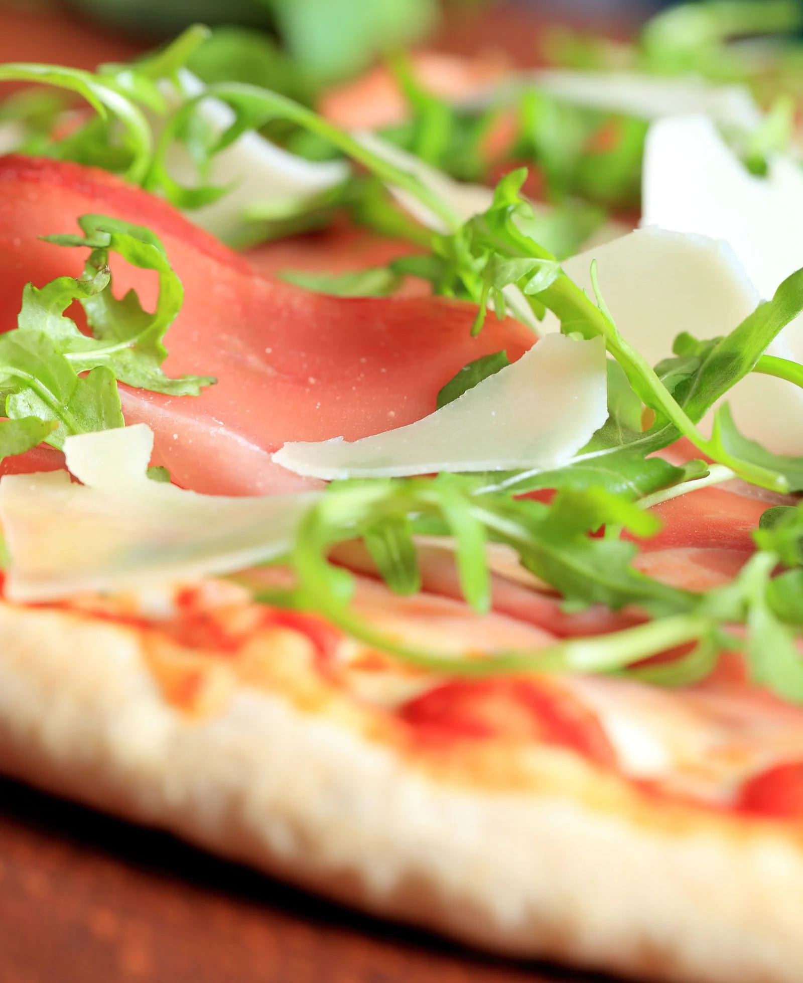 photo rapprochée de pizza