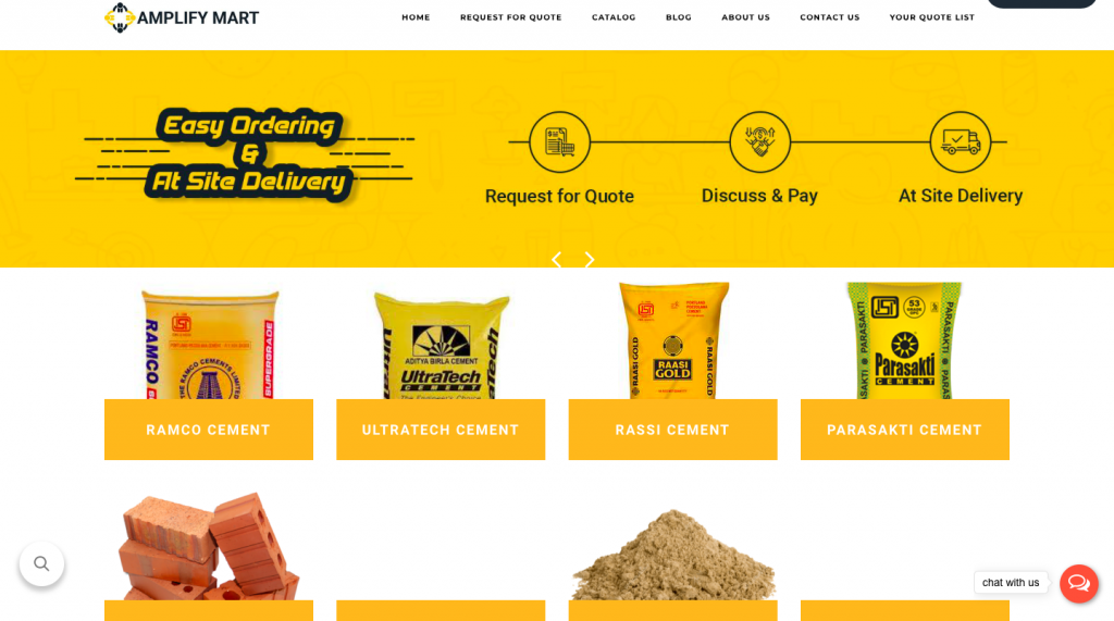 AmplifyMart homepage