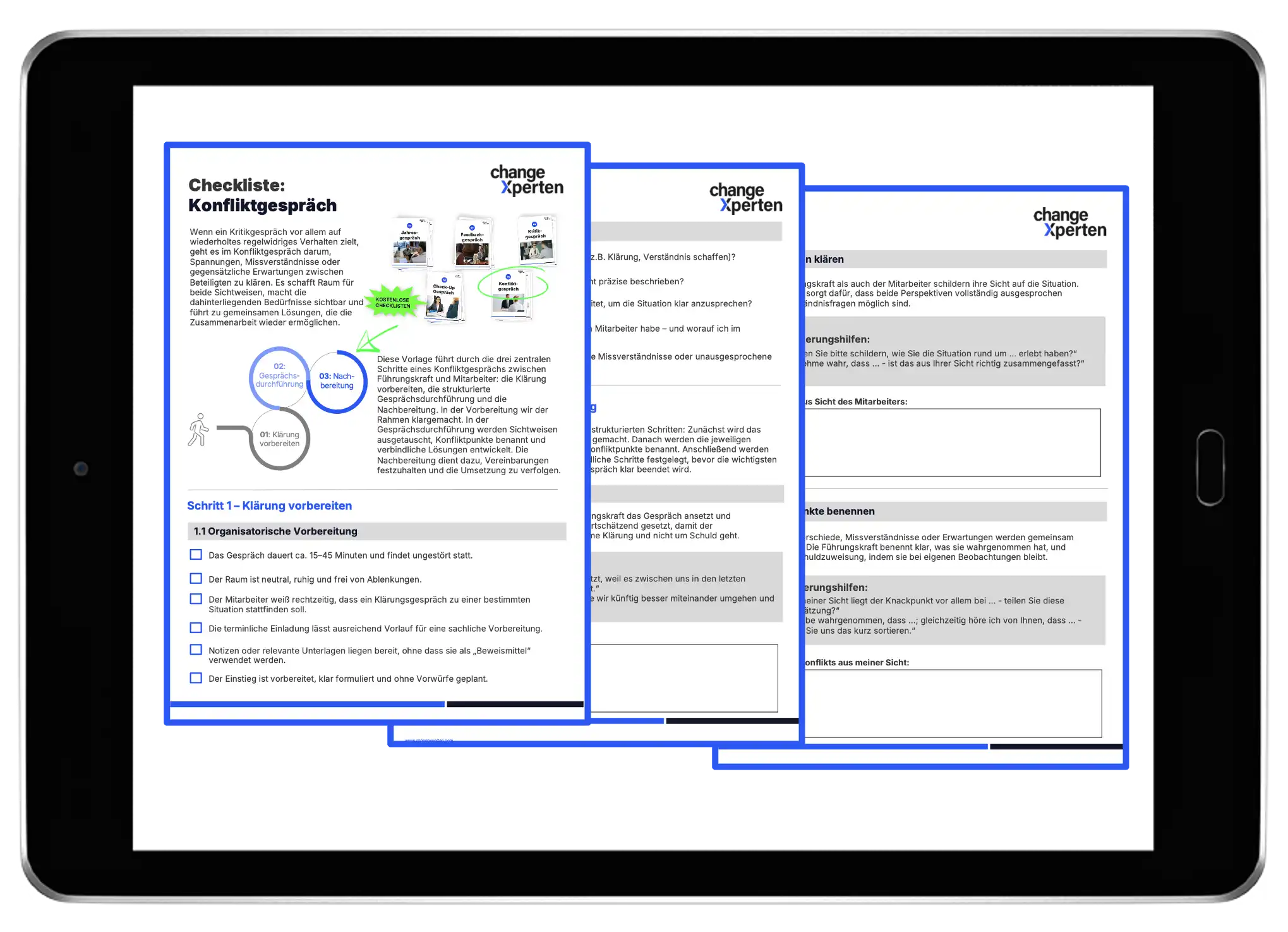 Kostenlose Vorlage zum Download: Konfliktgespräch