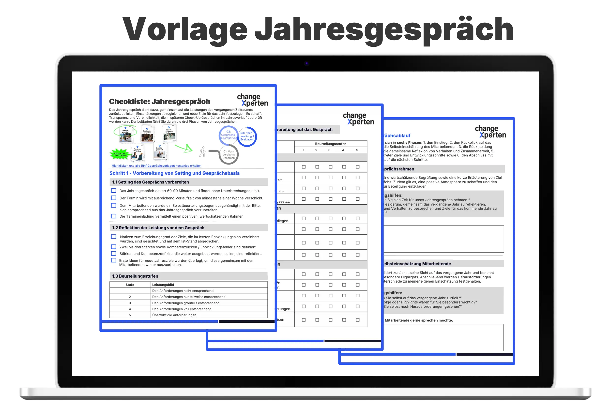Kostenlose Vorlage zum Download: Jahresgespräch