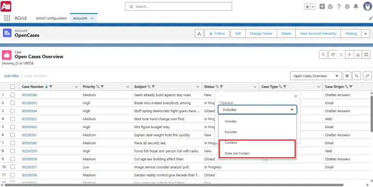 Enhancing Picklist Filtering Options