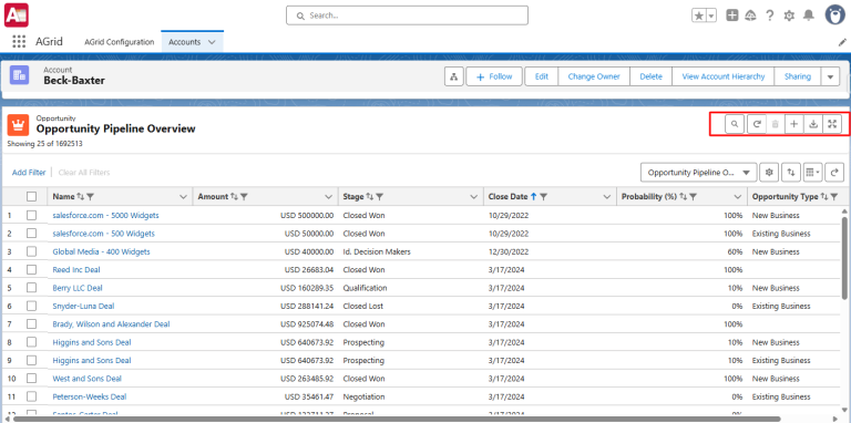 Improved List Actions UI