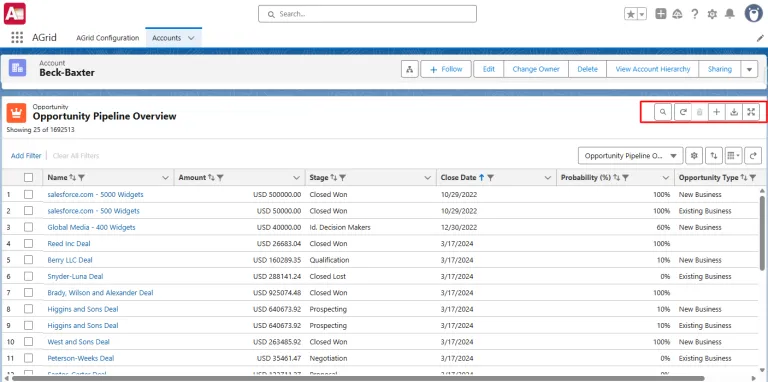 Improved List Actions UI