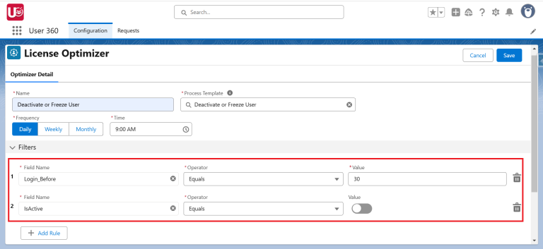 Identify unused or inactive licenses