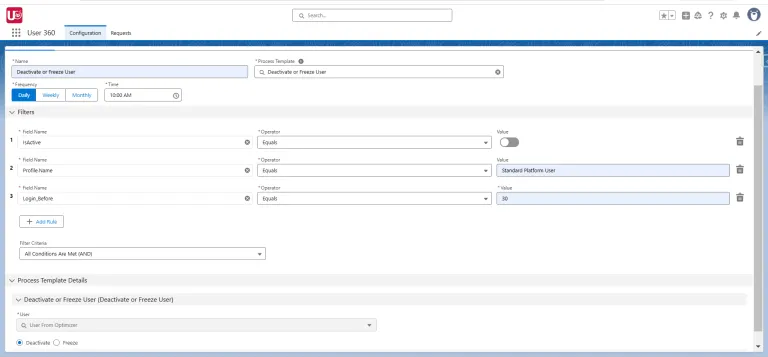 Detecting inactive users and reclaiming their licenses.