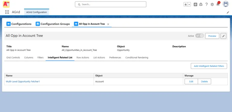 Preview Intelligent Related List