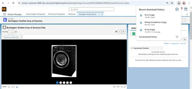 Download files via Media Manager