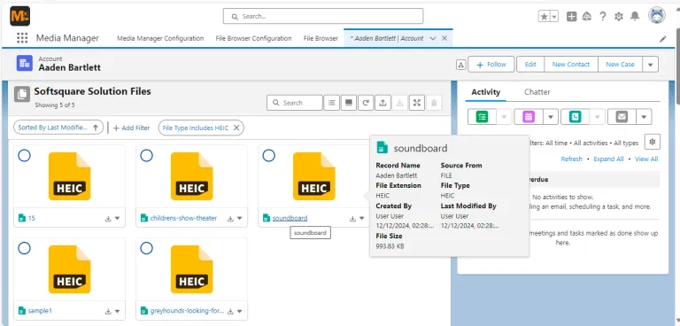 HEIC Image in Tile View