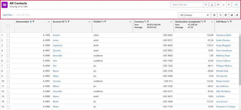 AGrid Header Redesigned