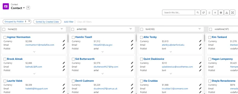 Kanban View in AGrid
