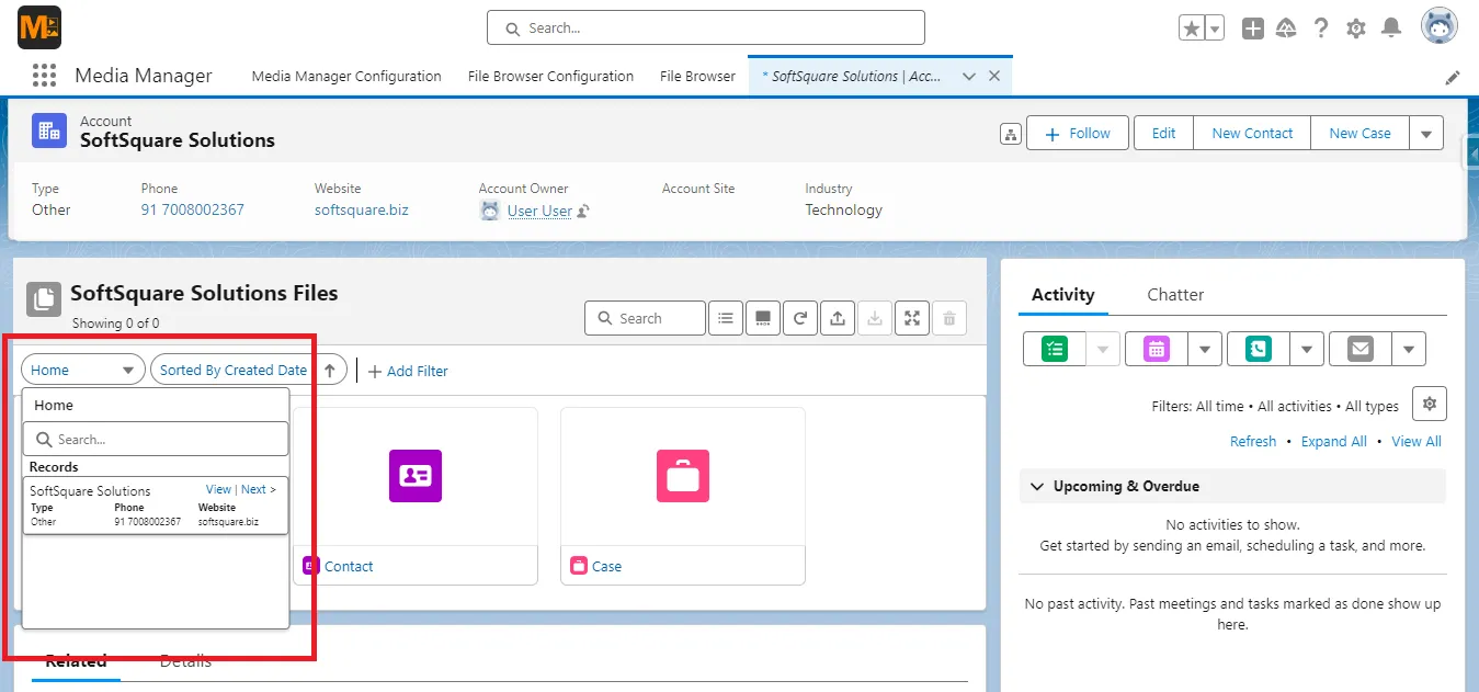 Folder View - Traverse through Objects