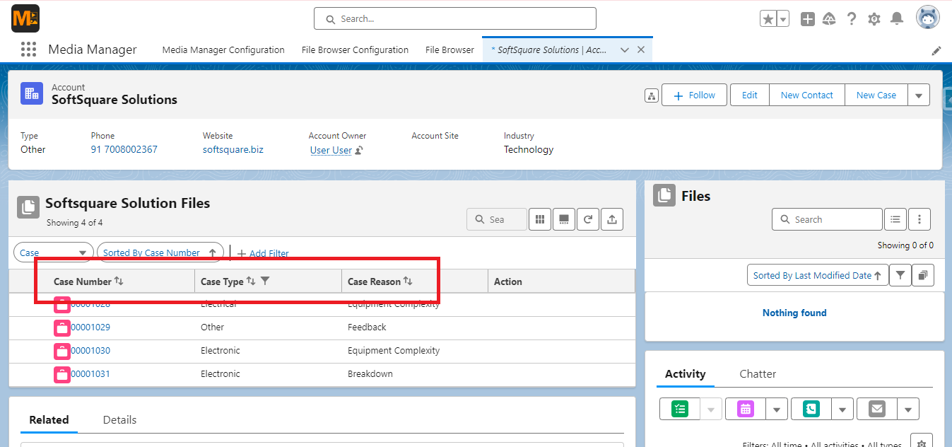 Sortable and Filterable Options on End User view