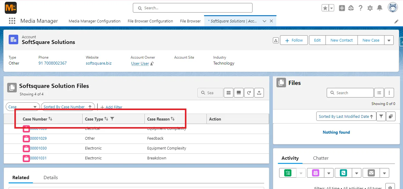Sortable and Filterable Options on End User view