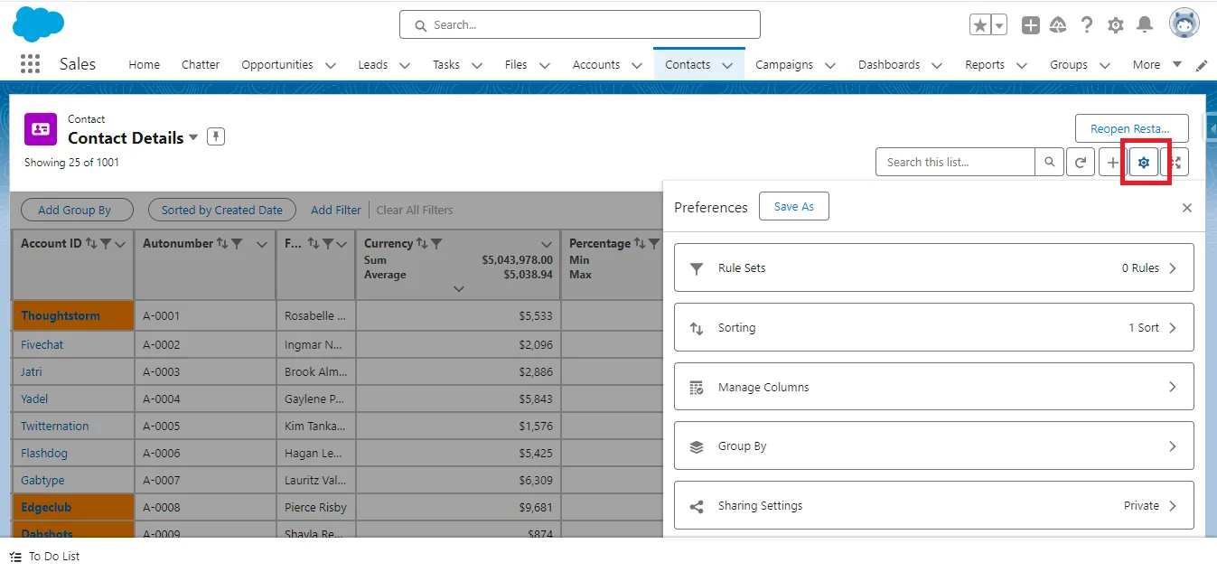 Revamped Preferences Option