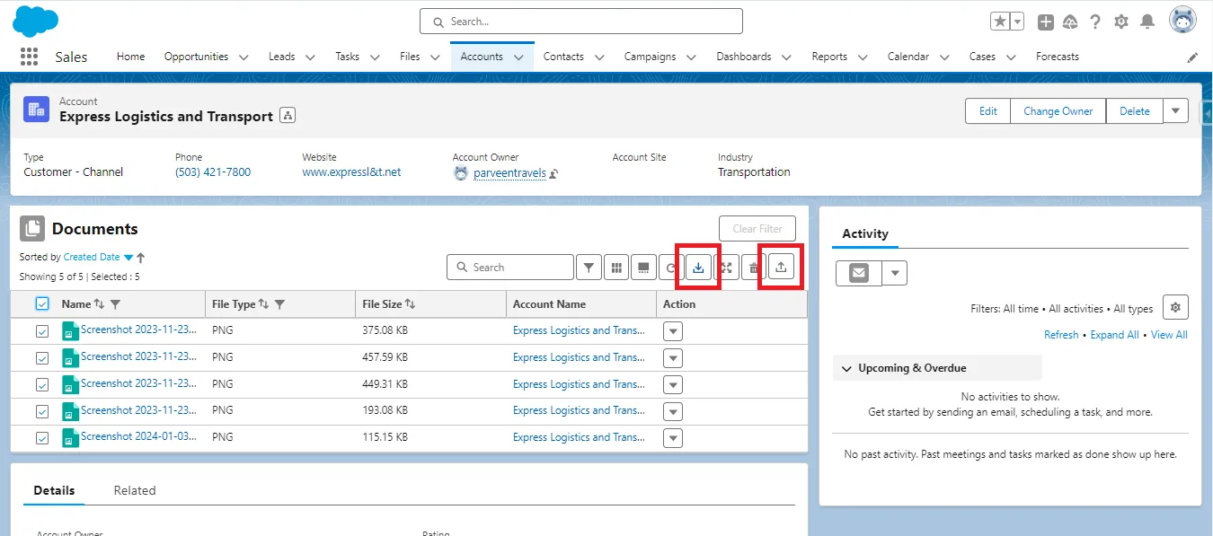 Bulk Upload and Bulk Download media fields option