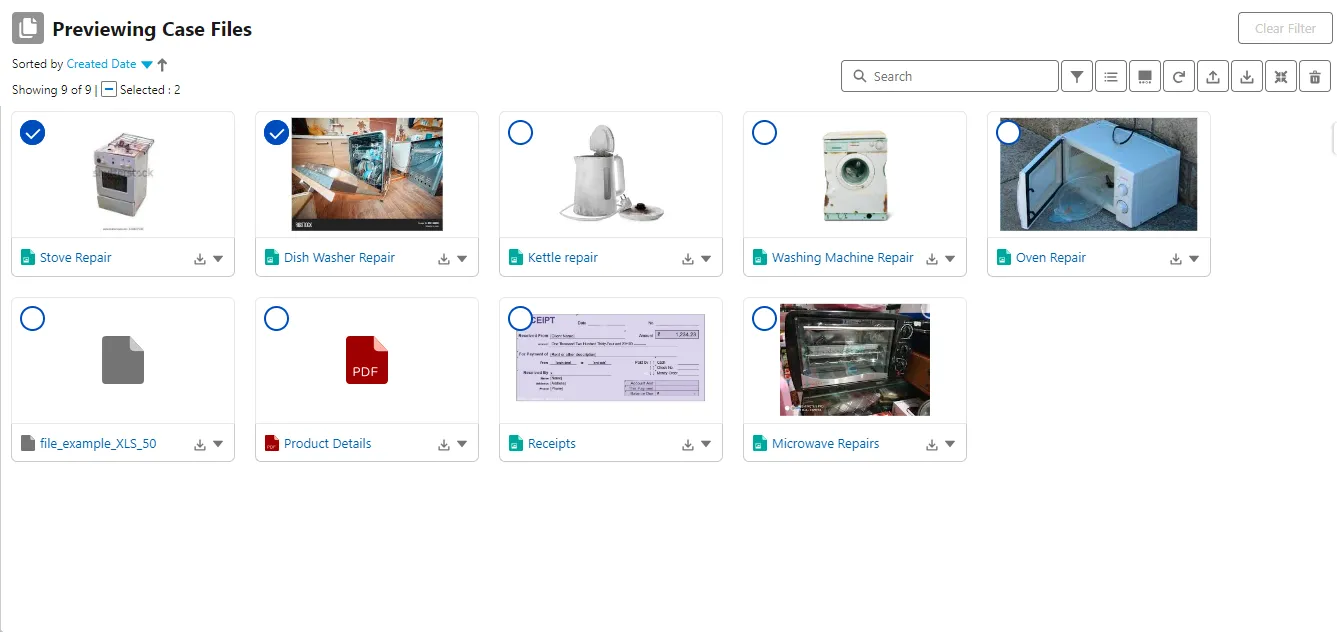 Viewing Media on Media Manager on the Record Detail page