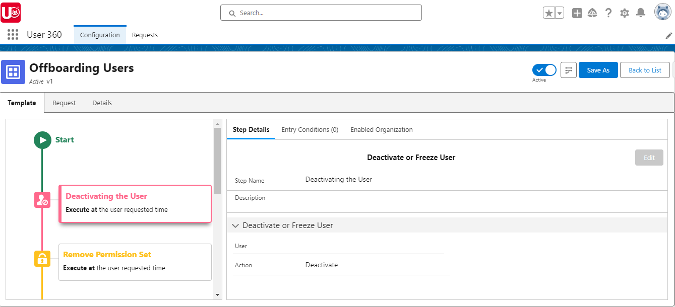 OffBoarding User Template