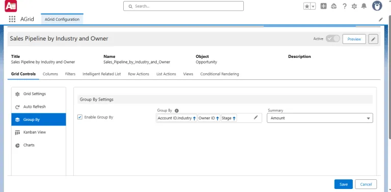 Set Group By upto 3 Level