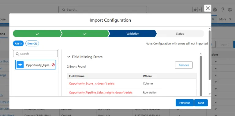 View your Import Errors with Clarity