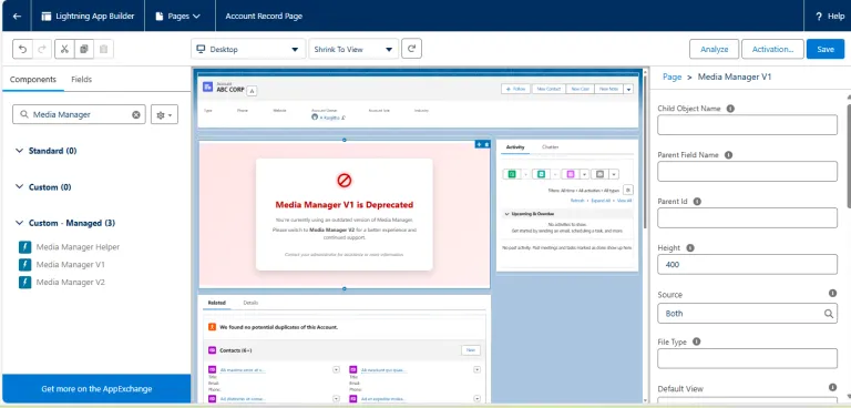 Deprecating V1 in Media Manager