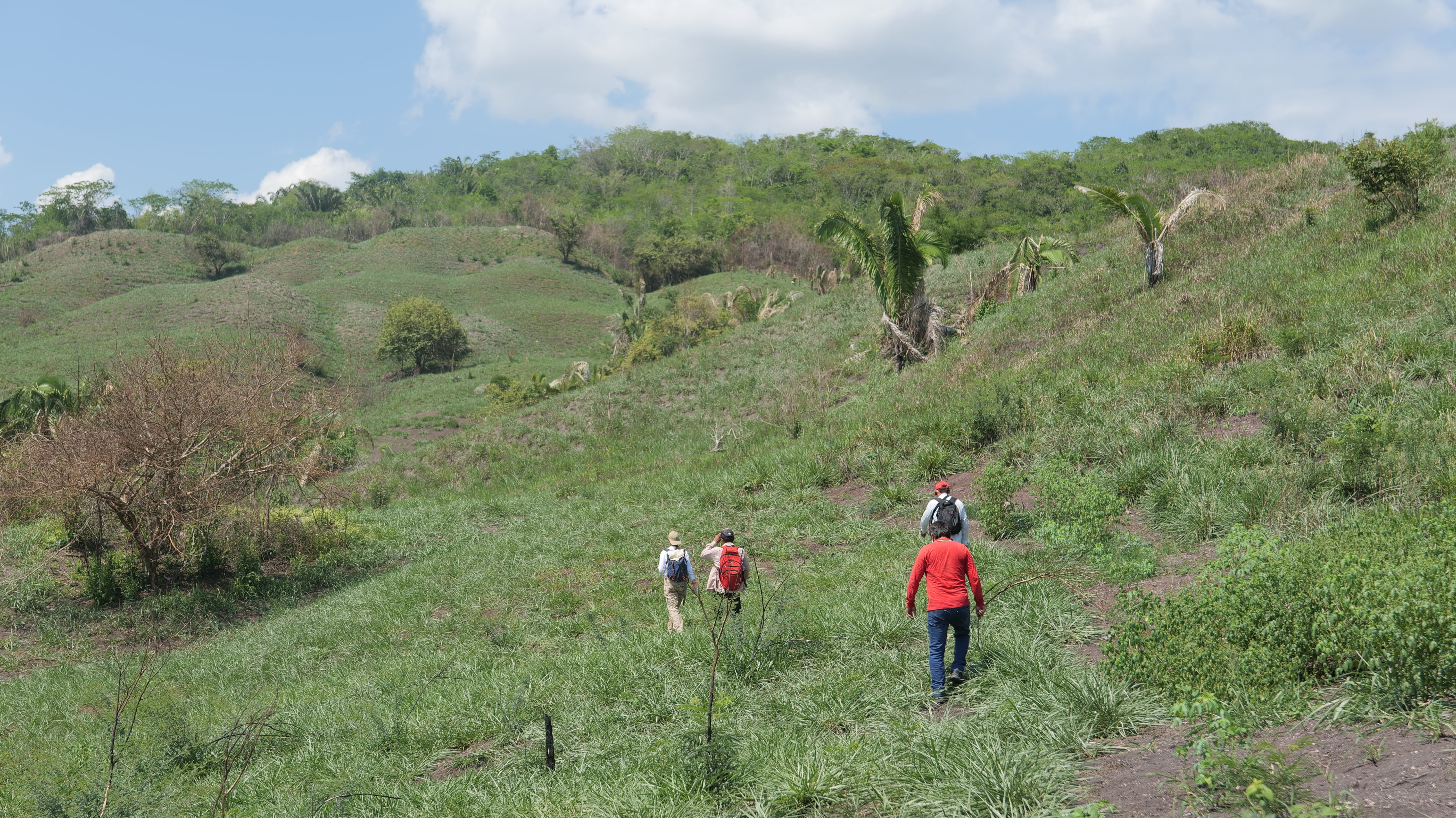 Project developers performing a field assessment (photo credit: ERS)
