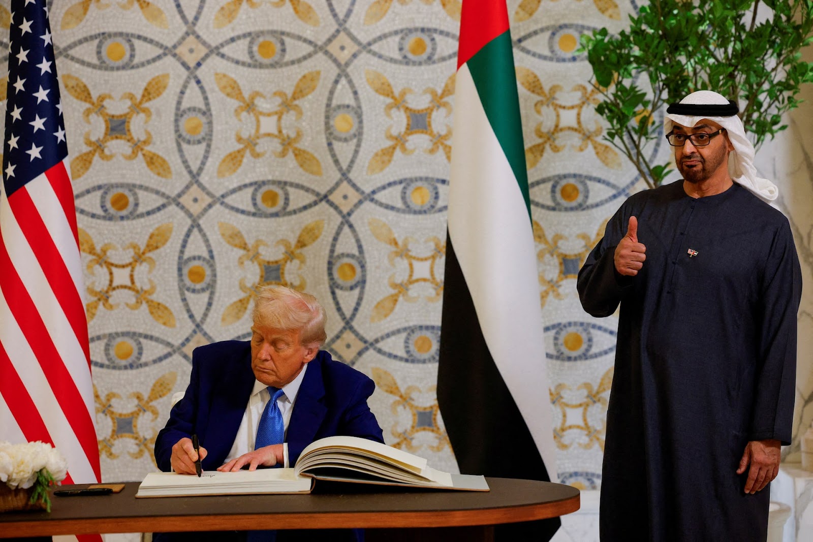 U.S. President Trump visits UAE