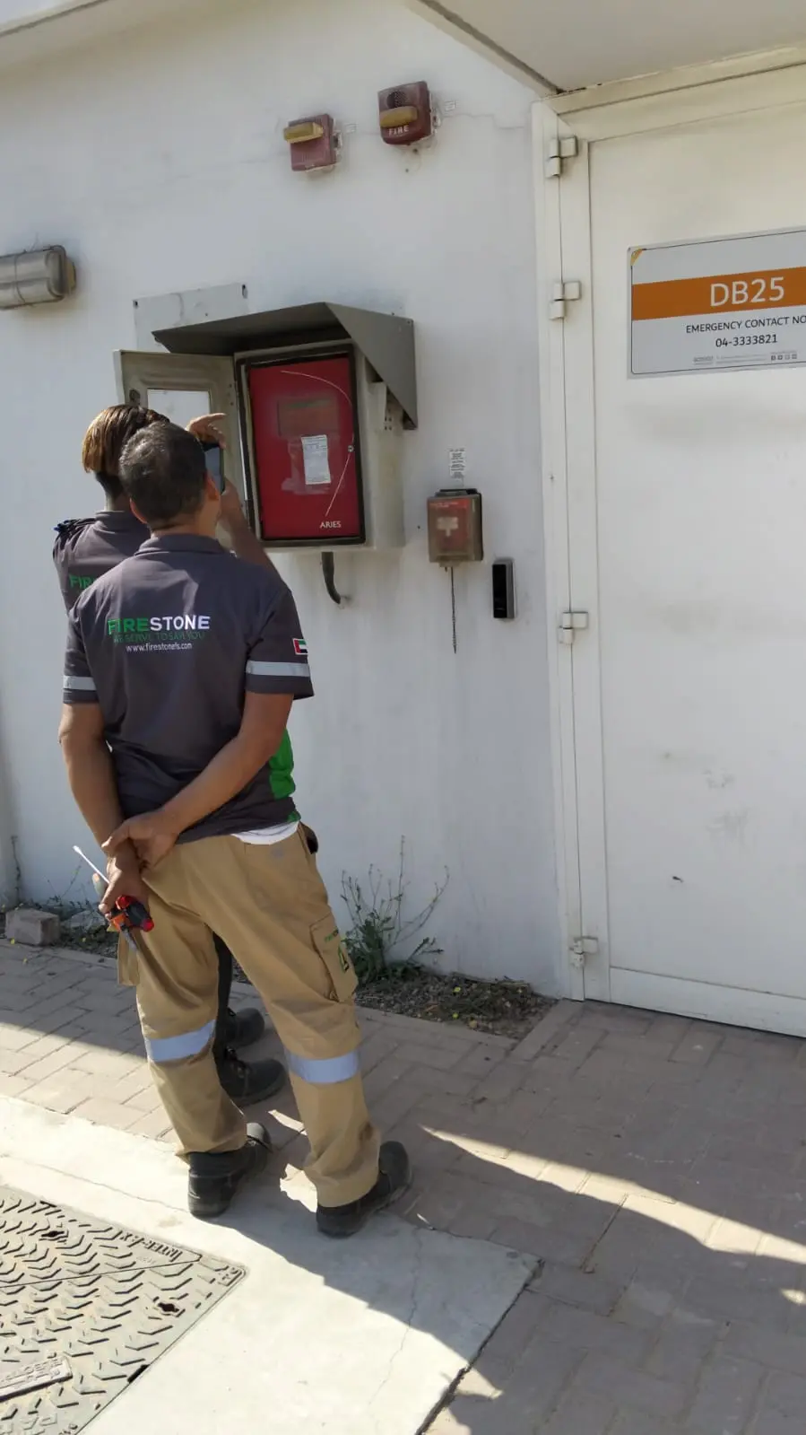 Fire alarm panel maintenance, Al Ain