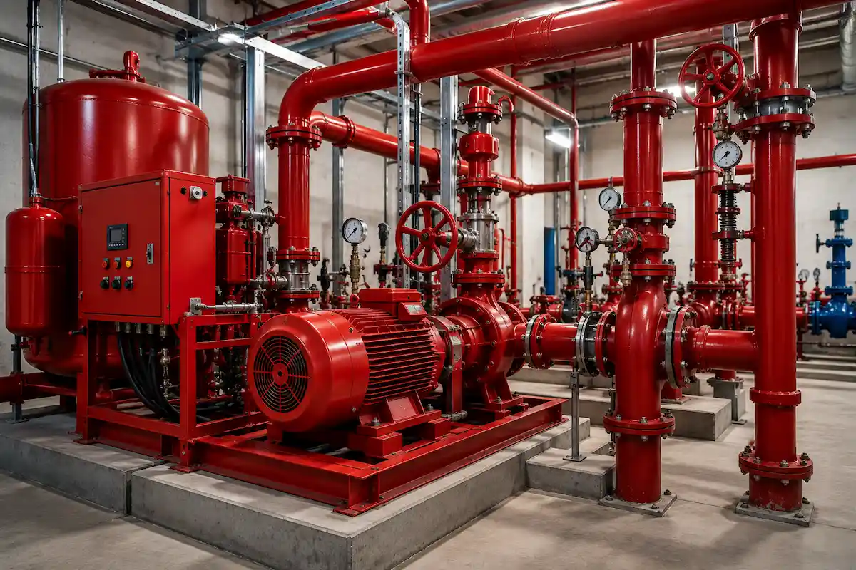 fire pump room system