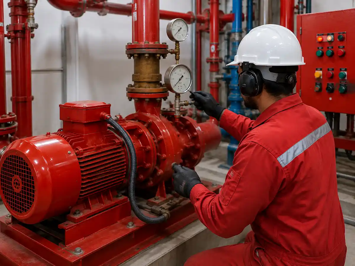 Fire pump testing image