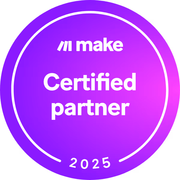 Atomic Actions is a Certified Partner of Make.com