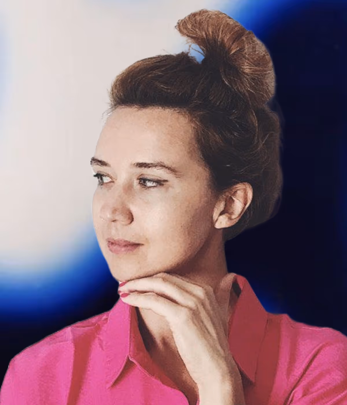 Portrait of Adelina, Project Manager at Atomic Actions