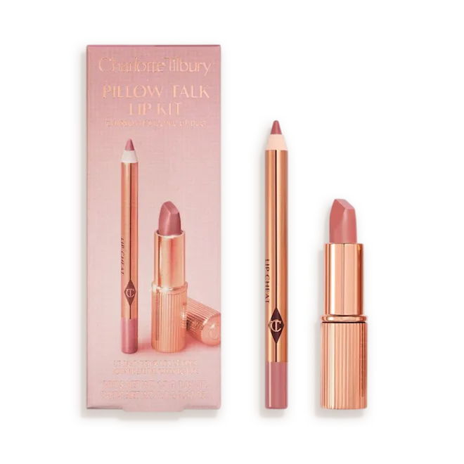 Charlotte Tilbury Pillow Talk lip kit — Glamagency bridal makeup